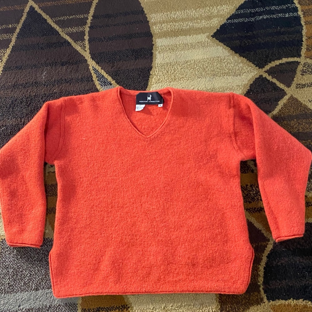 Peruvian connect V-neck sweater